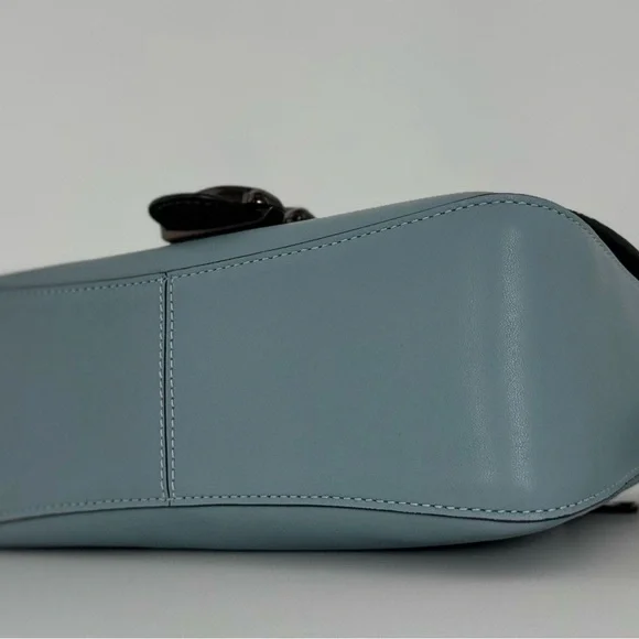 COACH Soft Tabby Shoulder Bag In Colorblock
Blue & Dark Forest Green NWT - Picture 13 of 14